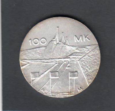 Beschrijving: 100 Markkaa  SKI LAHTI